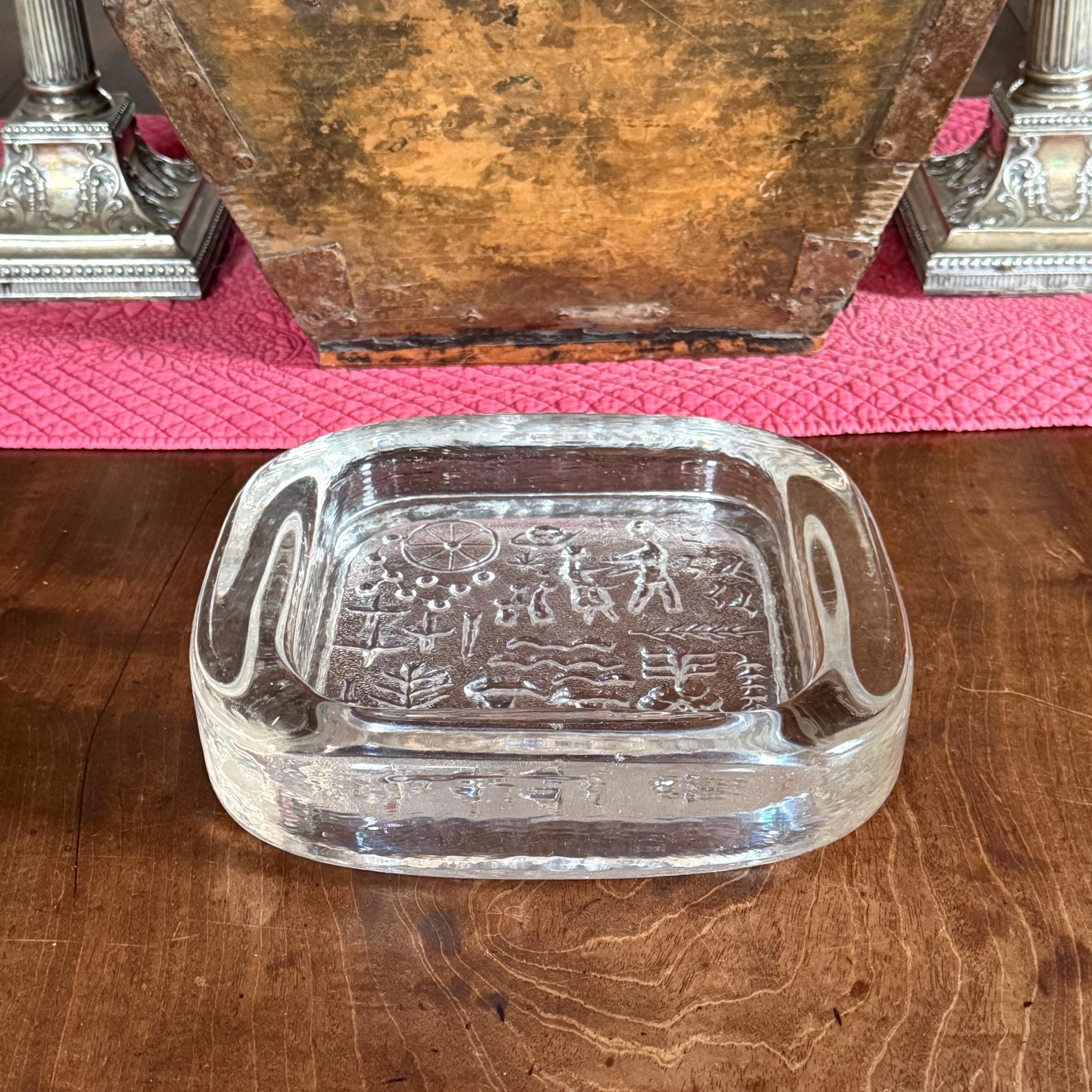 Pukeberg Glass Bowl - Etsy