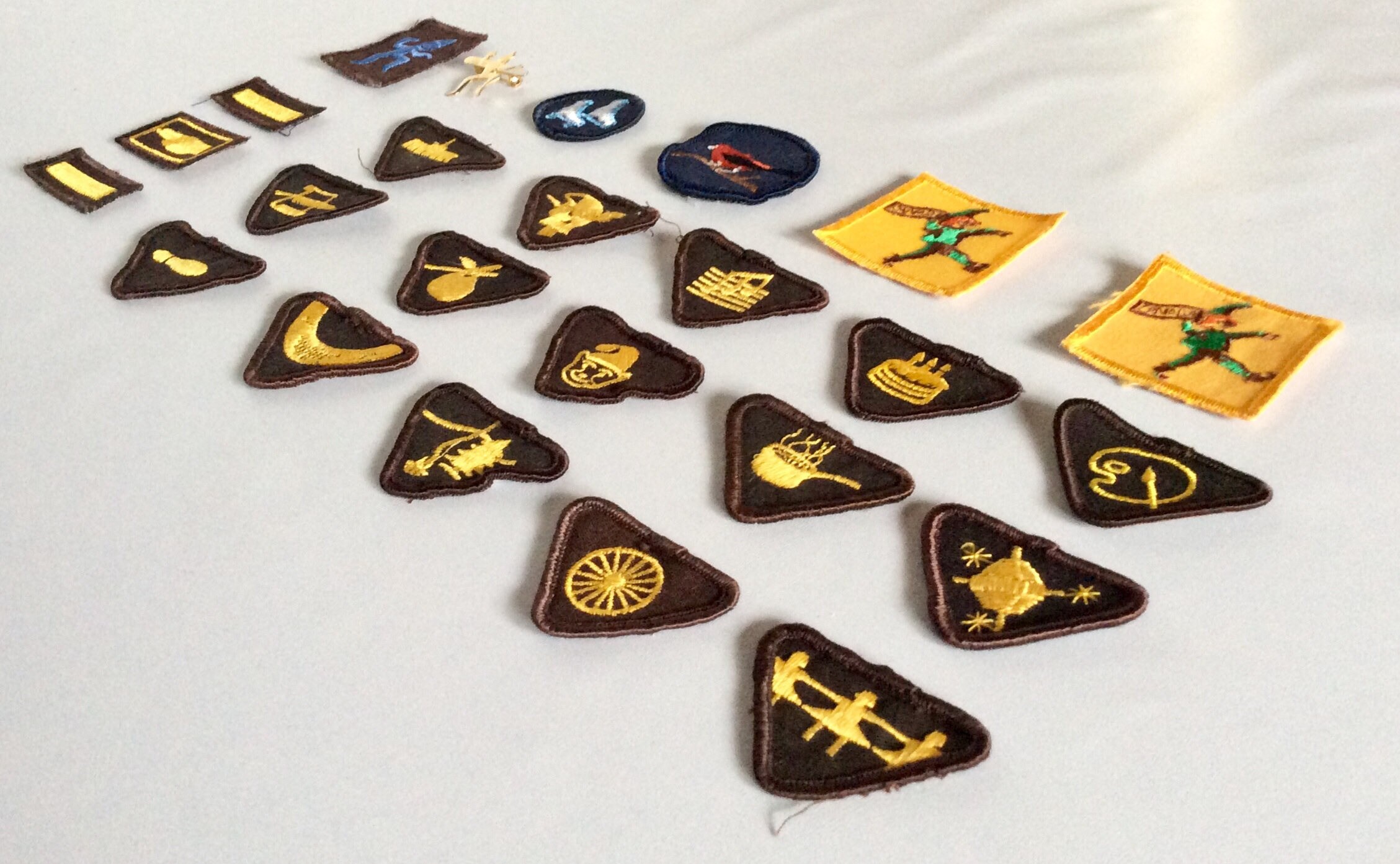 Vintage Brownie Badges Patches Etsy