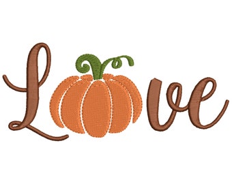 Pumpkin Everything Embroidery Design, Fall Machine Embroidery Design