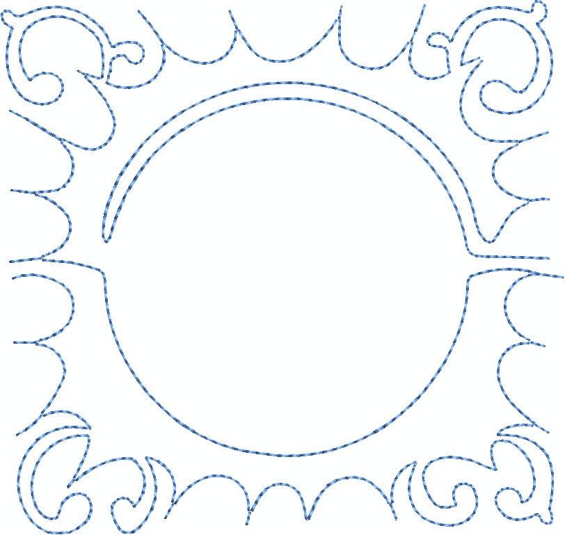 Moon & Stars Nursery Continuous Line Quilt Machine Embroidery Etsy Canada