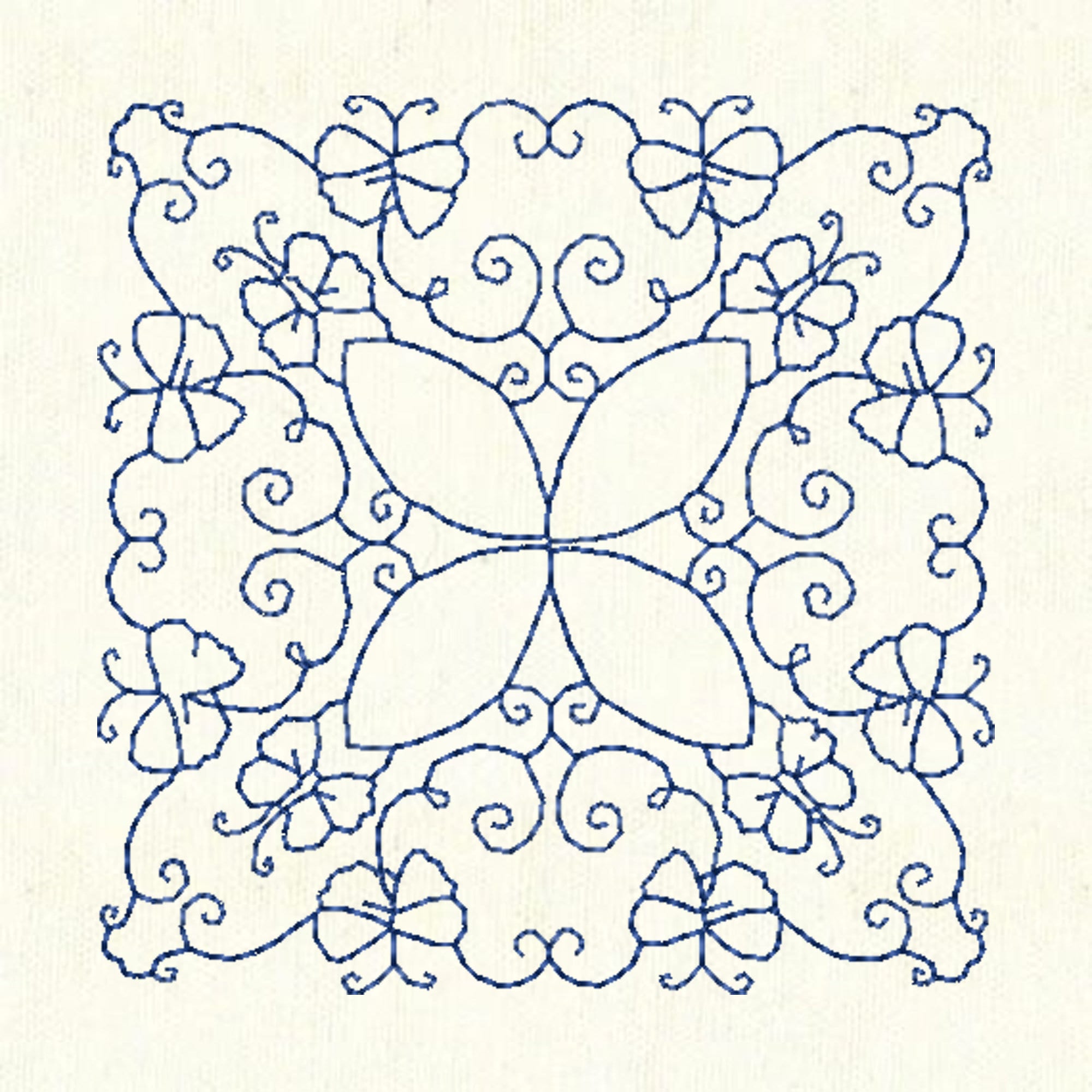 Butterfly Edge to Edge Quilt Blocks Embroidery Designs - Etsy