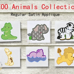 Baby Zootiere Set Stickdatei