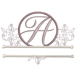 Wedding Monogram Embroidery Design, Fancy Monogram, Machine Embroidery Design