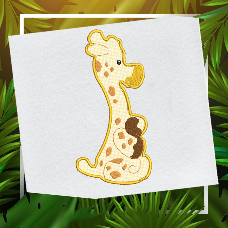 Baby Zoo Animals Set Machine Embroidery Design Etsy