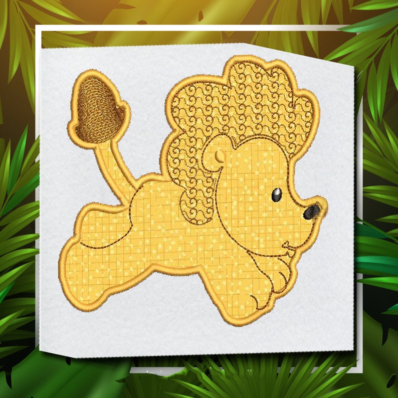 Baby Zoo Animals Set Machine Embroidery Design Etsy