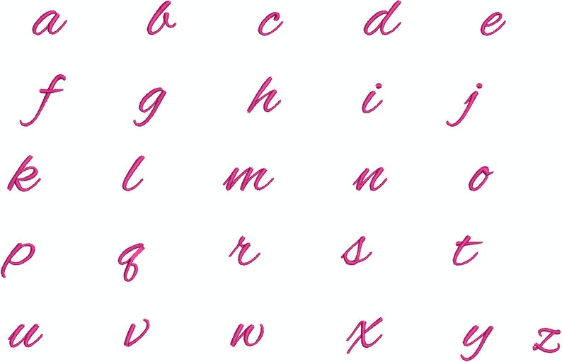 Alex Brush Script Embroidery Font Machine Embroidery Design - Etsy