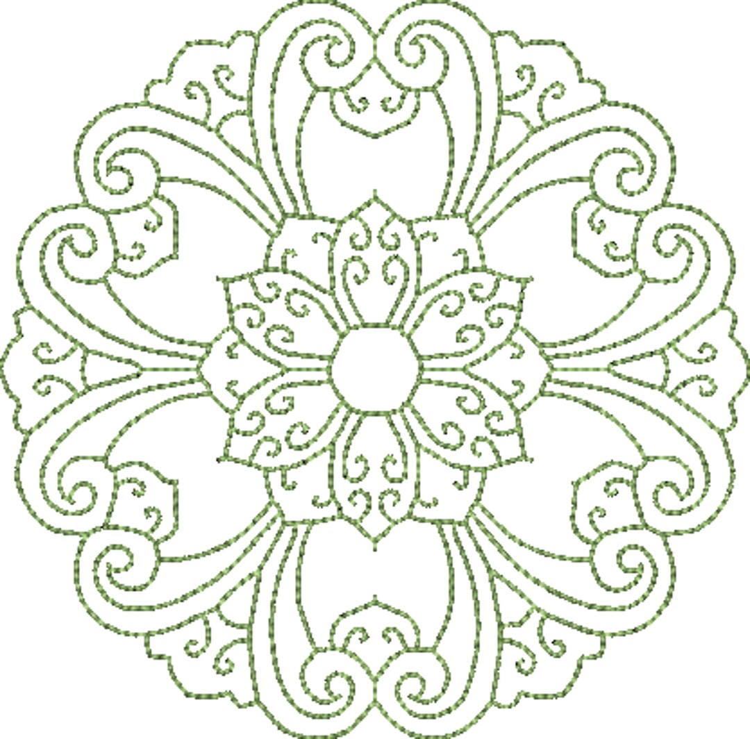 Floral Ceiling Quilt Blocks Embroidery Design Machine Embroidery Quilt