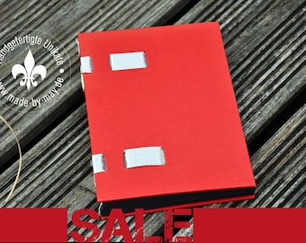 SALE handgebundes Buch/Fotoalbum in Rot