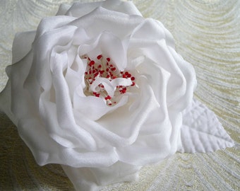 White cabbage rose | Etsy