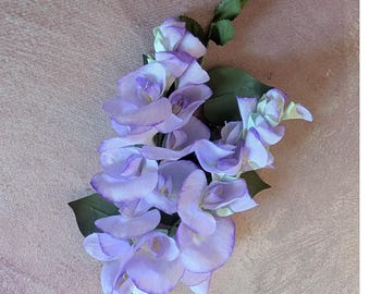 Vintage Silk Wisteria Lavender Millinery Flower NOS for Hats Floral Arrangements
