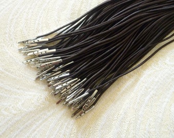Three Millinery Elastics Dark Brown for Hats Fascinators Millinery Supply