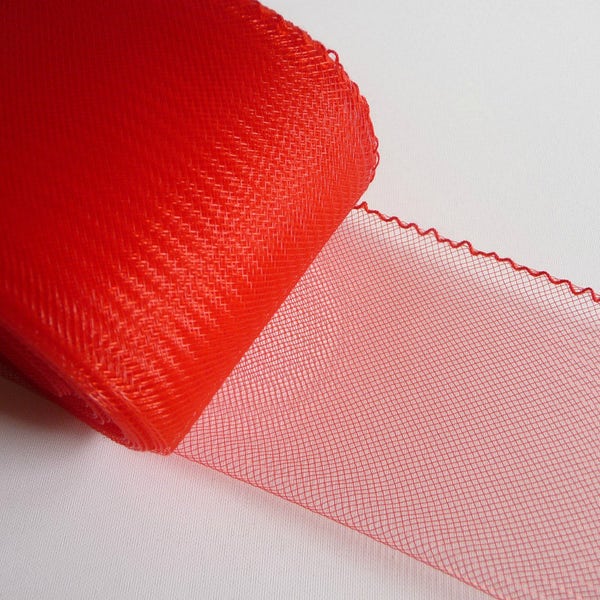 3 Inch Crin Red Horsehair Braid Thread Edge for Hats DIY Millinery Supply Embellishment