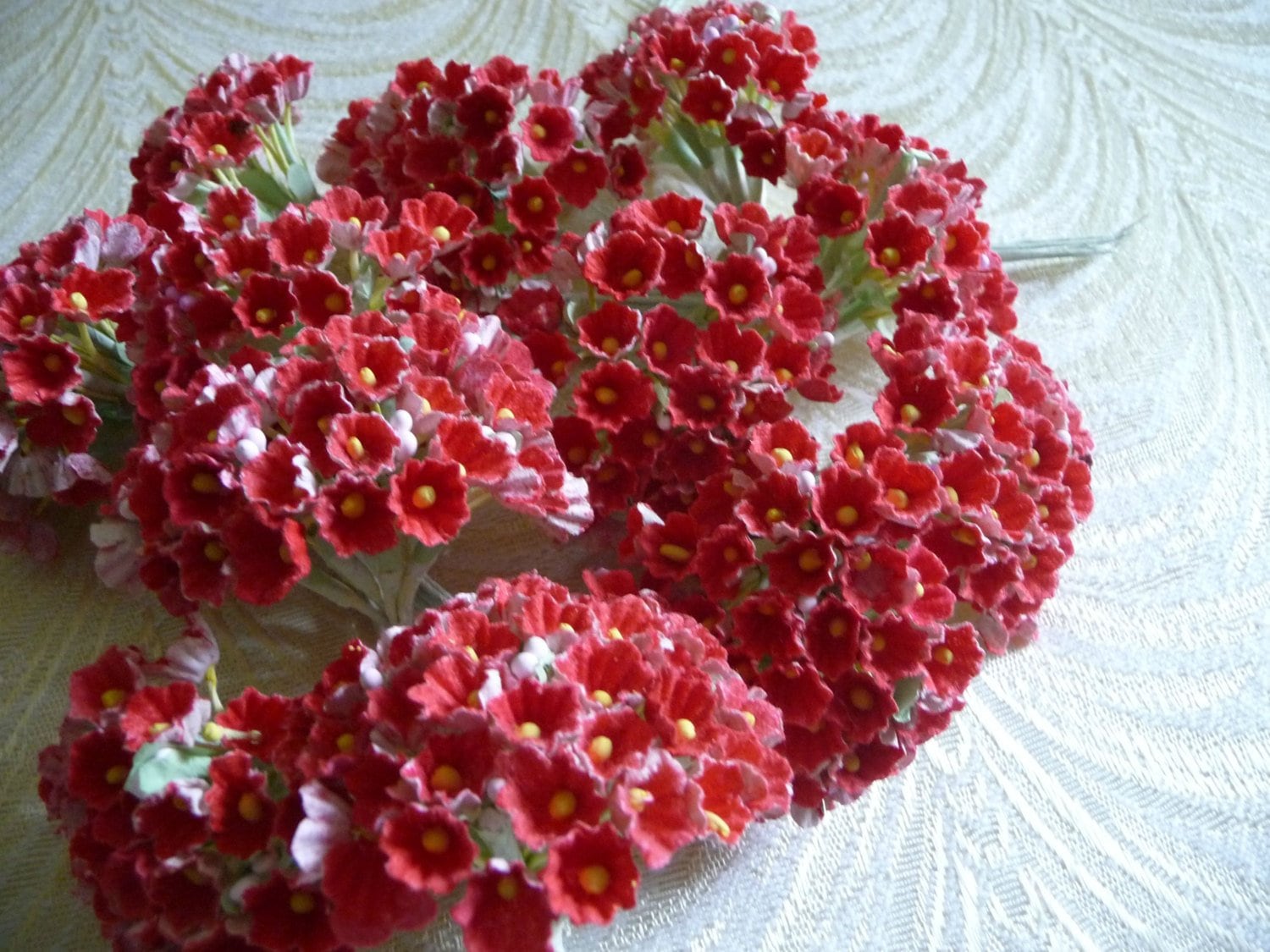 SALE 12 Bunches Vintage Paper Forget Me Nots Flowers NOS SALE 12 Bunches Vintage Paper Forget Me Nots Flowers NOS