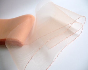 6 Inch Crin Peach Horsehair Braid Thread Edge for Hats DIY Millinery Supply Embellishment