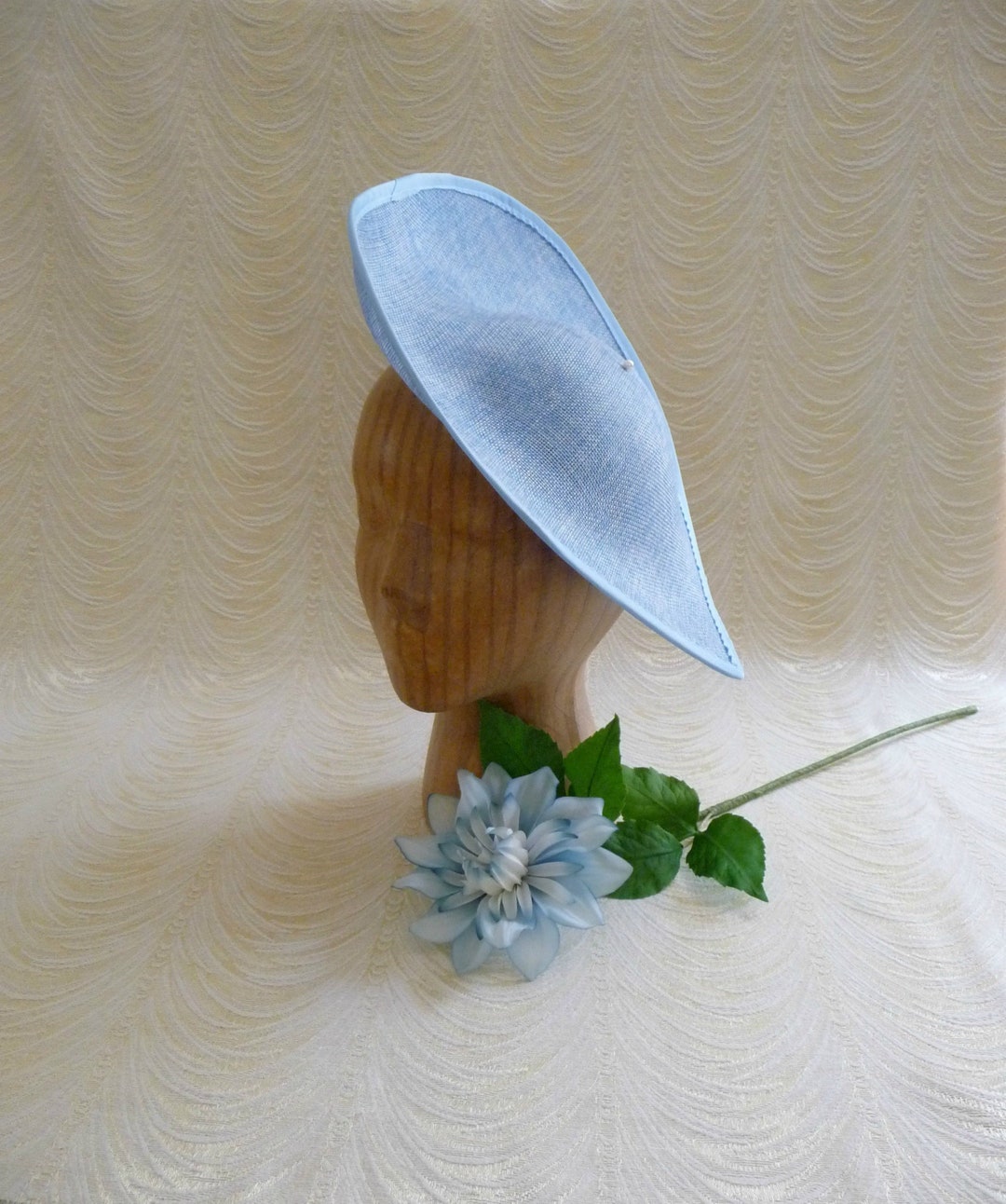 12 Light Blue Hat Base Fascinator Hat Form for DIY Millinery Supply