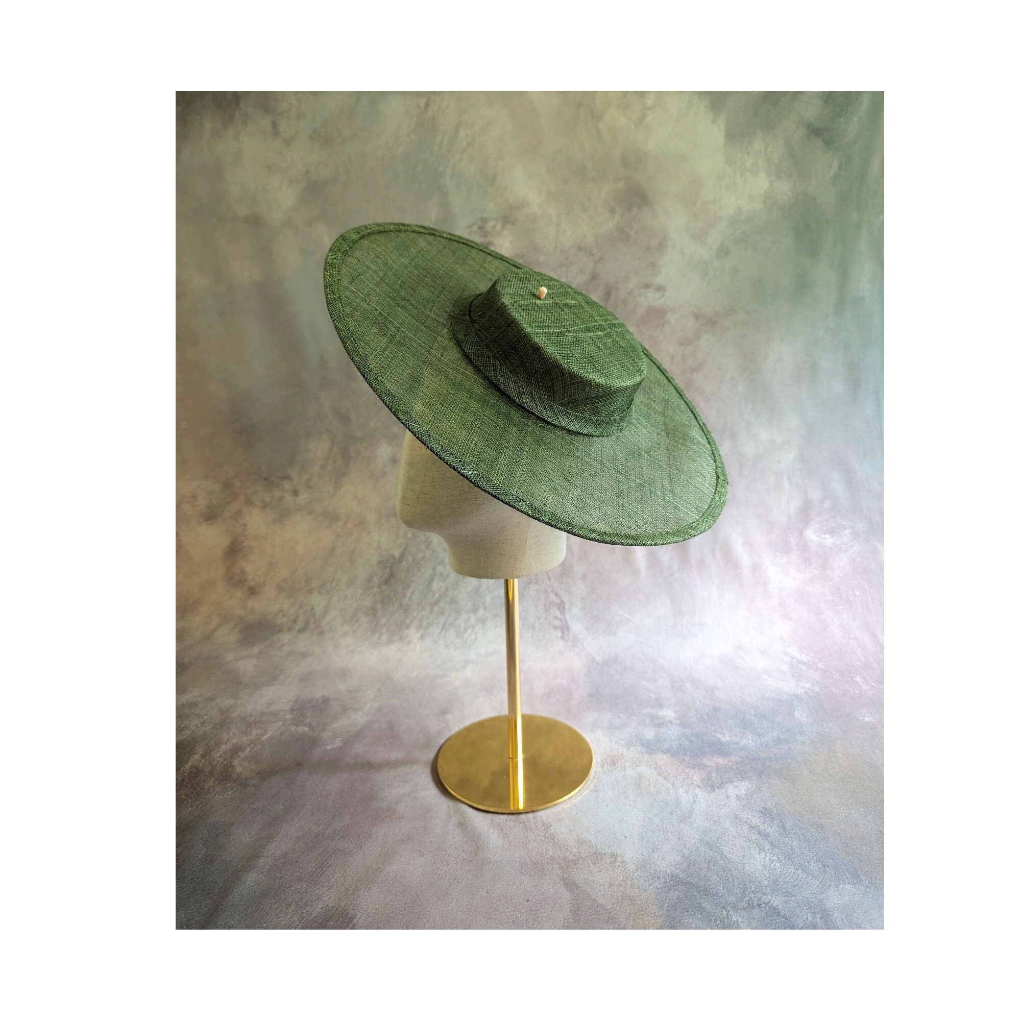 5511 Women Millinery Diy Accessoriess Hat Base 27cm Sinamay Fascinators HEVIRGO Millinery DIY Craft Accessory Women Sinamay Cocktail  main image 2