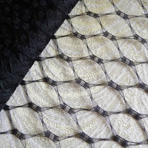 Black Veiling for Vintage Style Hats Millinery Supply 9 Inch Birdcage Russian French Netting DIY Veils Blushers