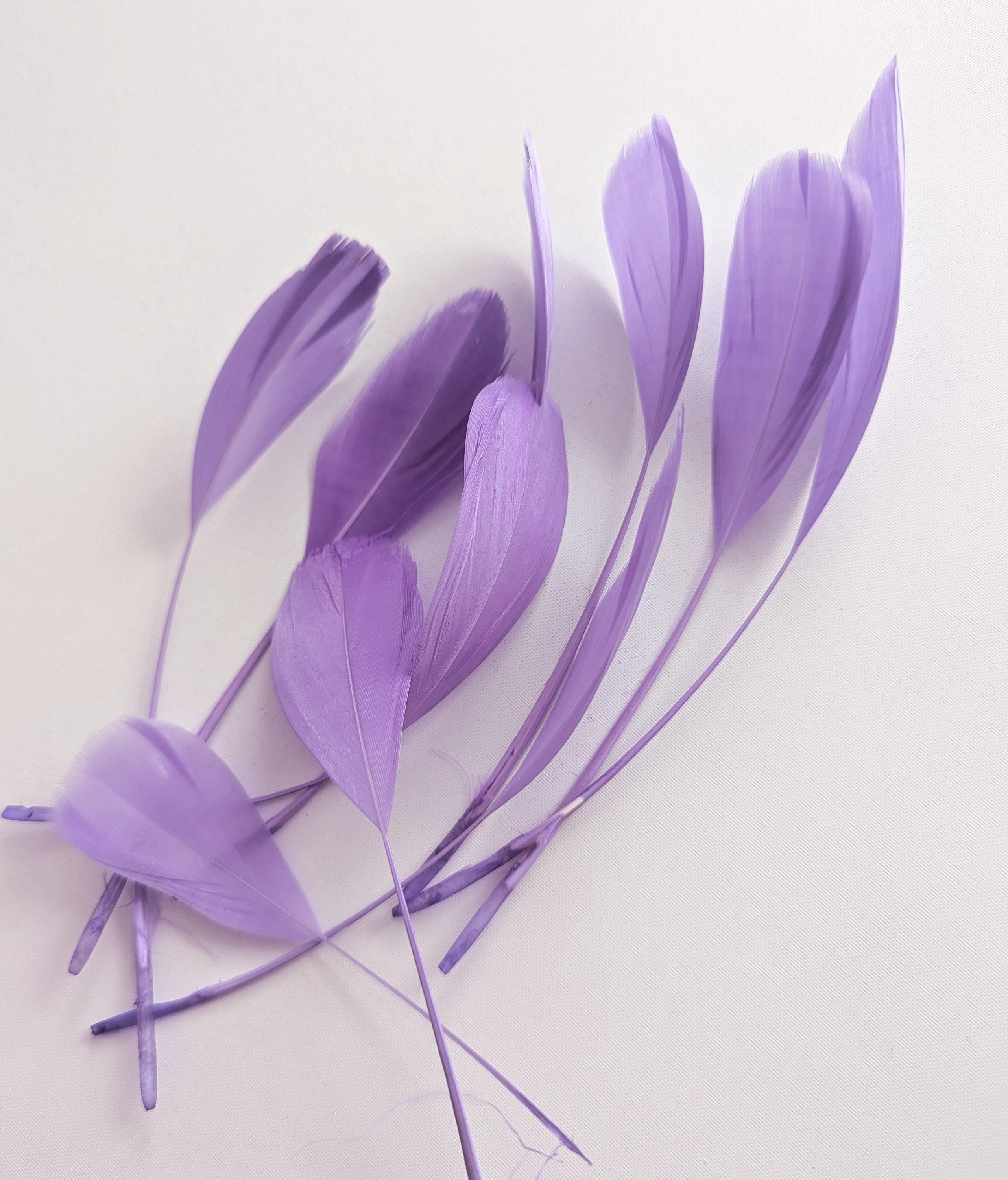 Lavender abaca silk oversized bow, whimsy coque feathers with silk lilac flower White Lilac Feather Floral Fascinator Hat, Elegant Bow Rose  main image 3
