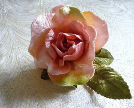 VELVET PINK BLOSSOM MILLINERY FLOWERS