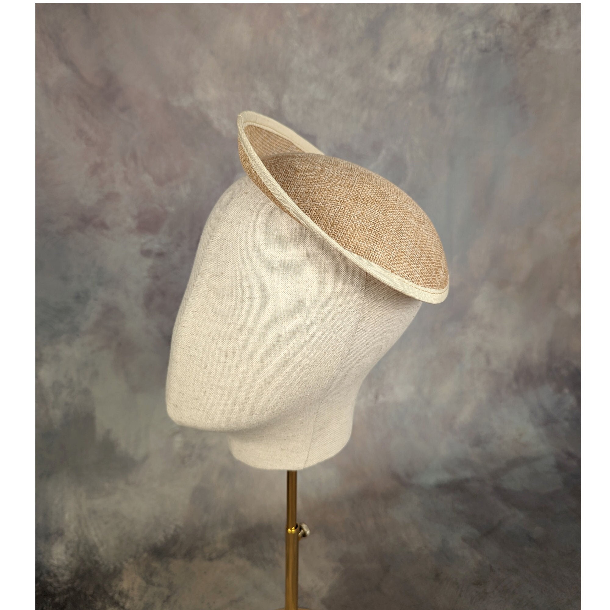 Beige fascinator Etsy Nederland