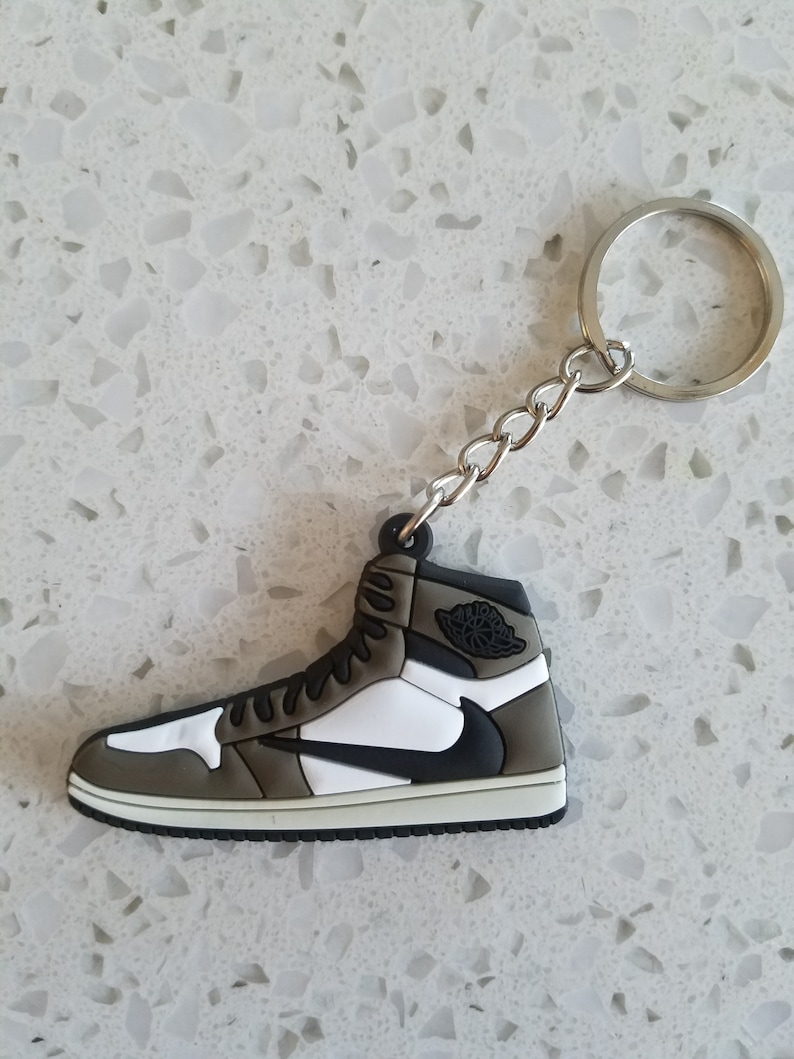 Travis Scott Jordan 1 porteclés sneaker Etsy