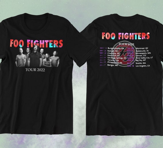 foo fighters tour australia 2022 merchandise
