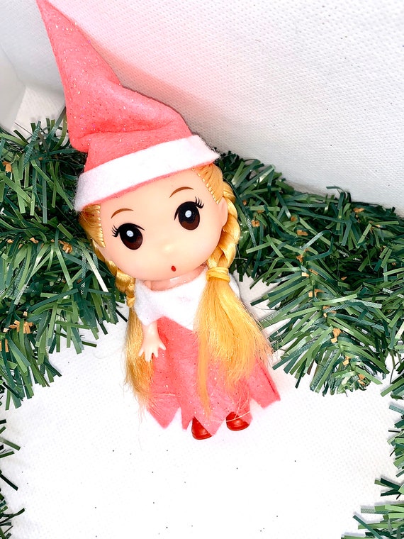 Leopard Cheetah Toddler Elf Doll Baby Elf Child Elf Christmas Elf