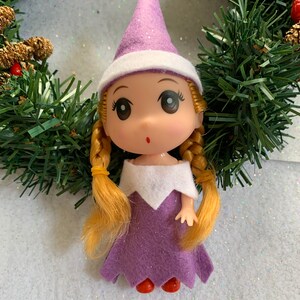 elf on the shelf purple dress Amazon.com: The Elf on The Shelf Claus Couture Plum Party Plum Party Dress Outfit - Festive Elf Girl Christmas Dress - Vintage 2018 Claus Couture Accessory