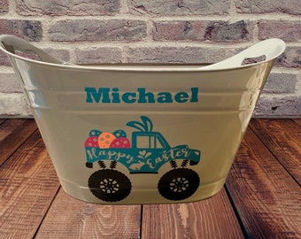 Personalized Easter Basket, Custom Easter Basket, Easter Gifts for Kids