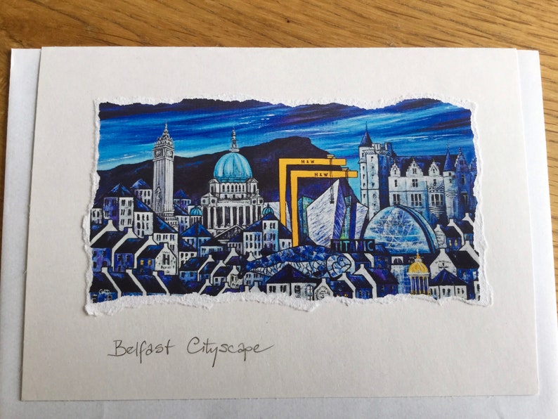 Belfast cityscape cards