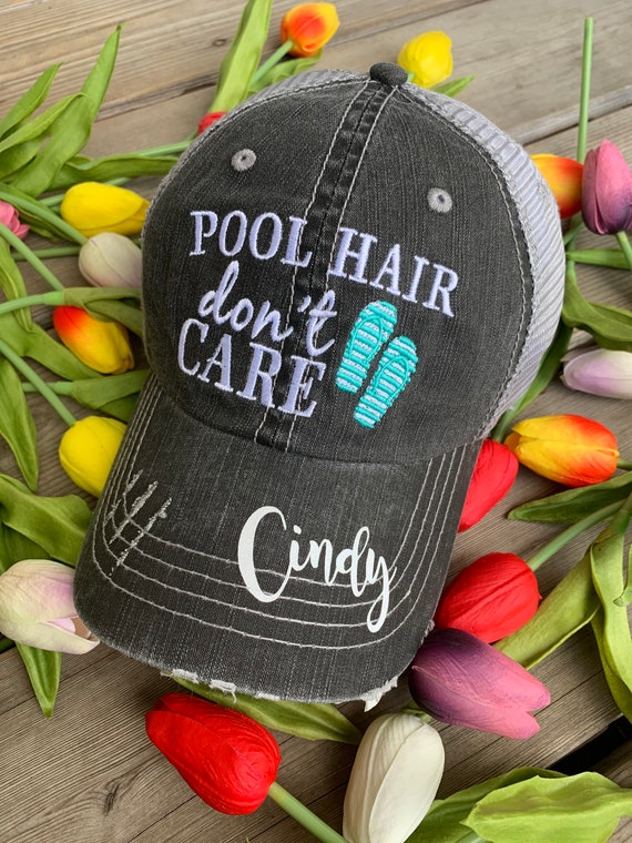 womens pool hats