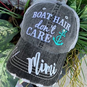 Hats! River-lake-boat-biker-racing-beach-mom-camp-cruise-mama bear-softball-wife-wine-dog-blessed-Vacation embroidered baseball trucker caps