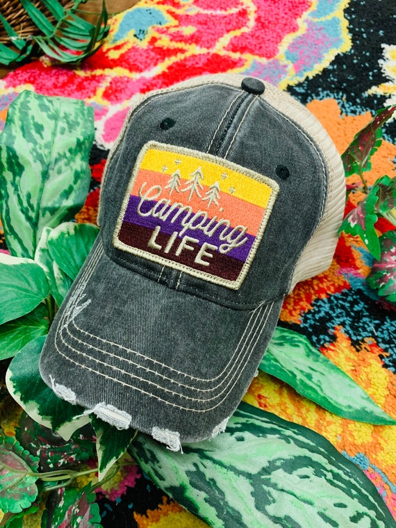 Camping Hats Camping Life Personalize 