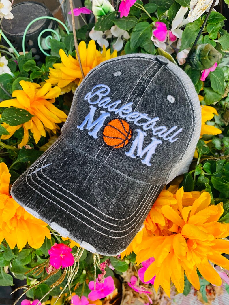 Personalized Basketball Hats Basketball Mom Embroidered Womens Etsy