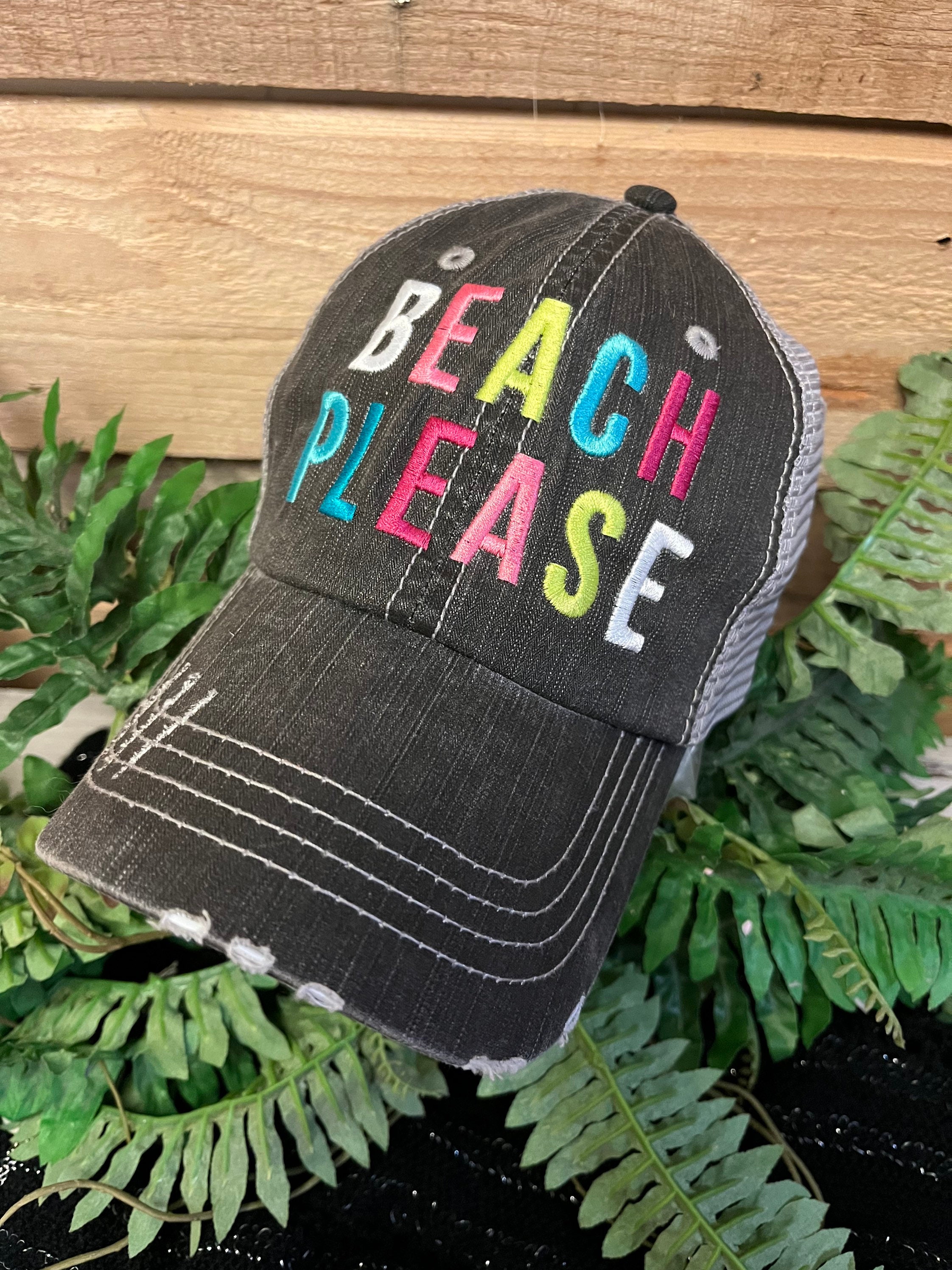 beach please hat