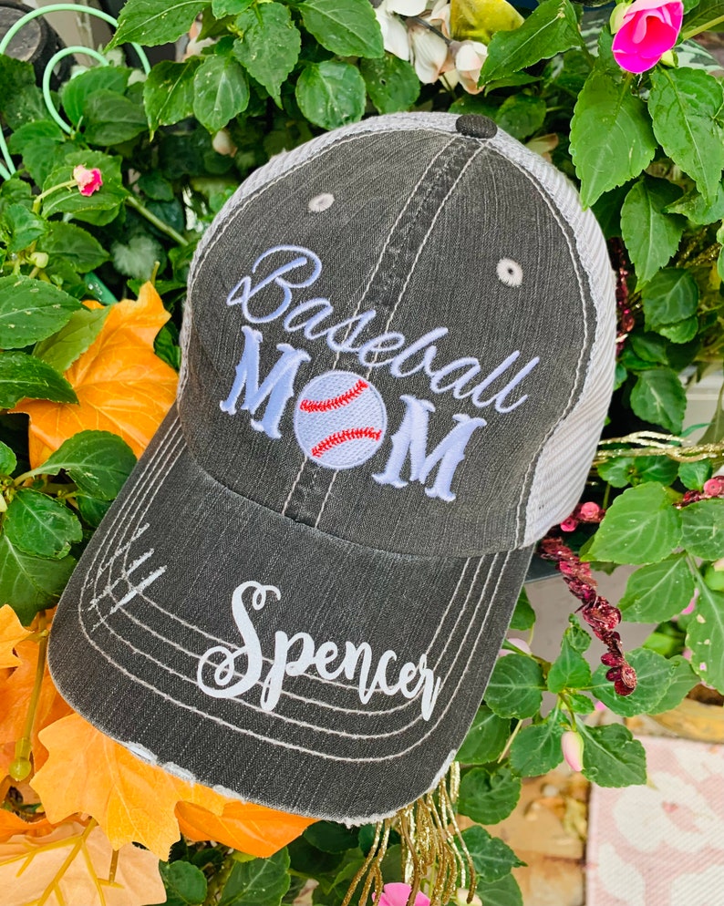 Personalized Basketball Hats Basketball Mom Embroidered Womens Etsy