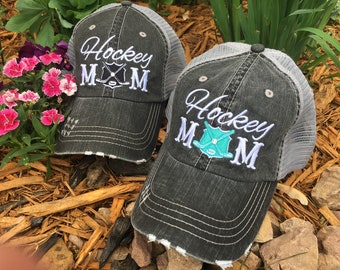 Hat. FREE piece of jewelry w/ every order { Hockey mom } Black, pink, red or teal. Add players # and name! Custom jewelry.