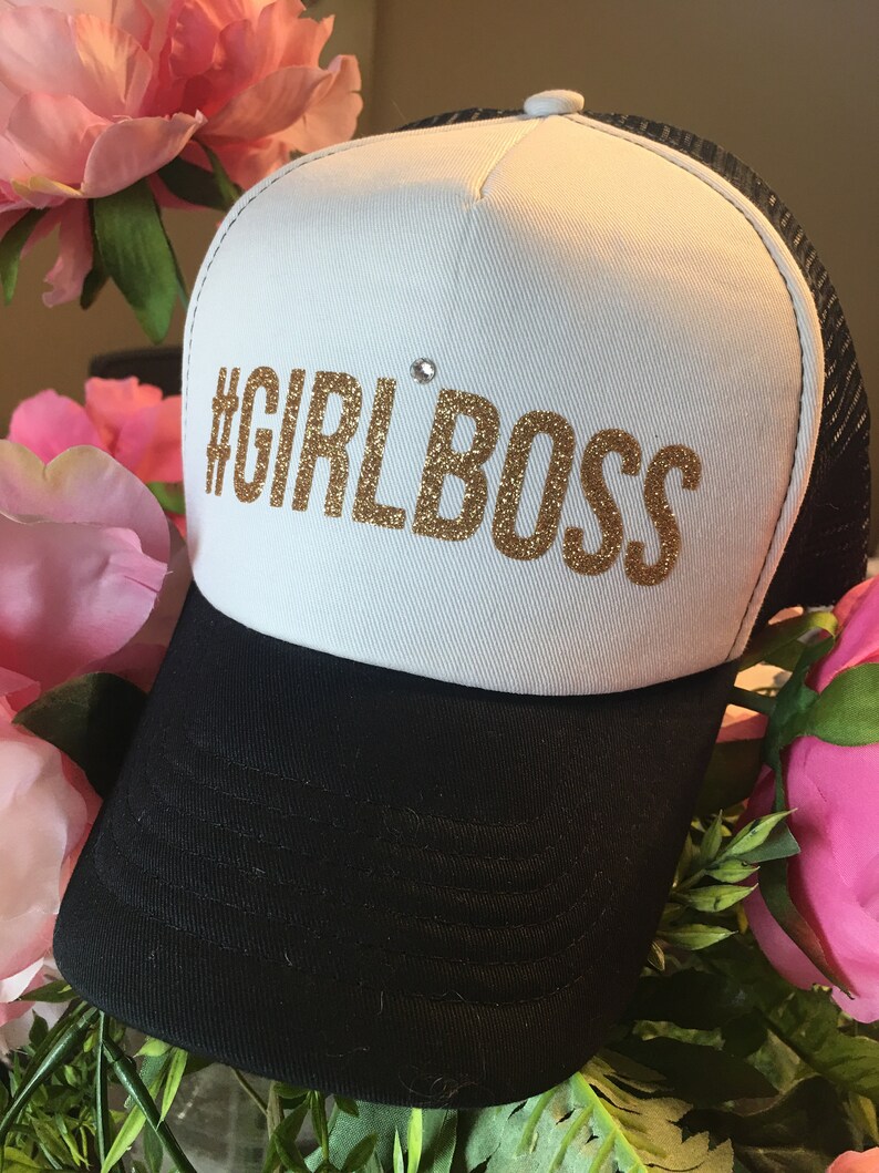Girlboss Hat Boss Babe Snap Back Trucker Cap girlboss Boss Etsy
