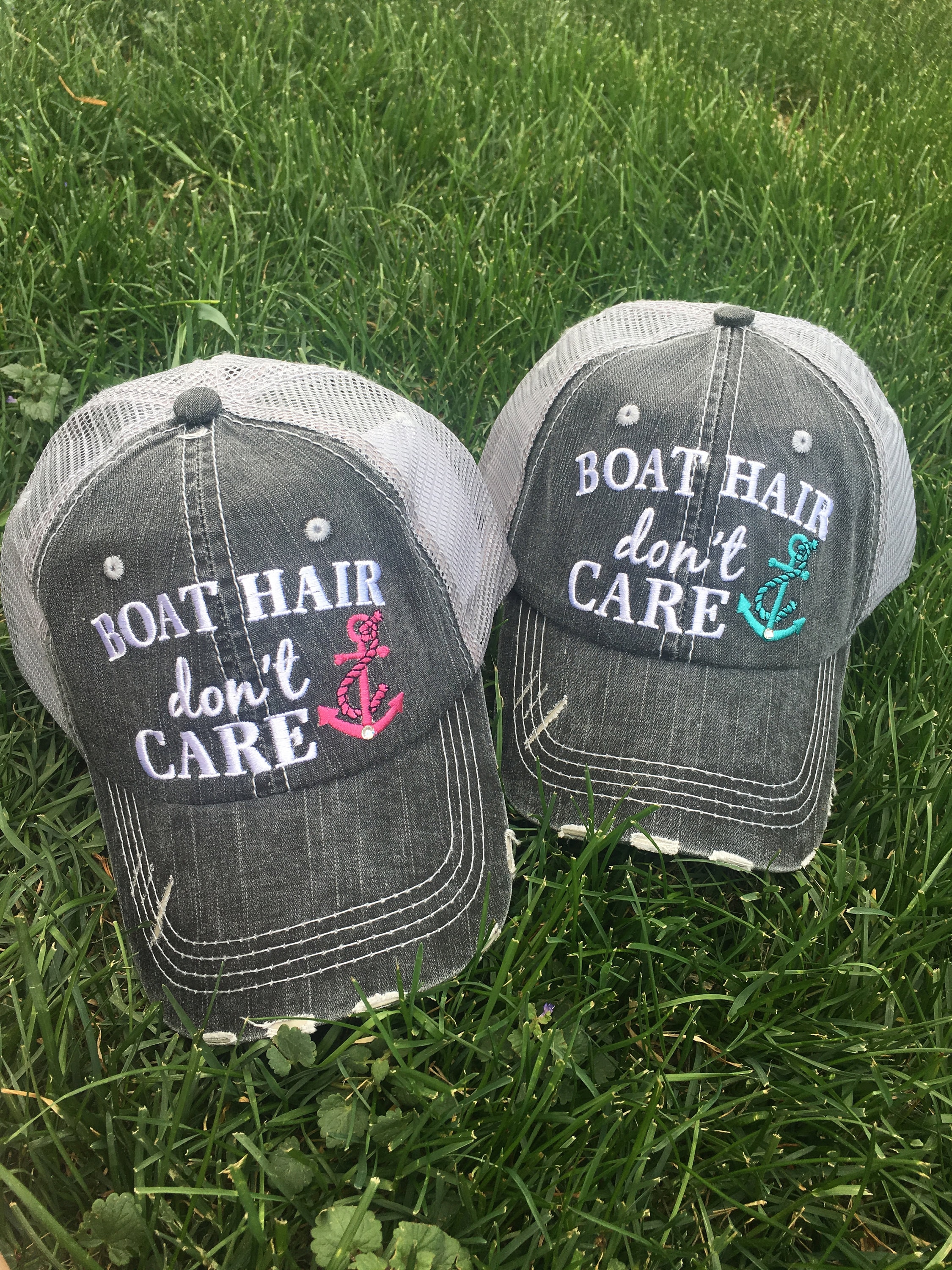 Personalized BOAT Hats Boat Hair Dont Care Kayak Hair Dont Etsy UK