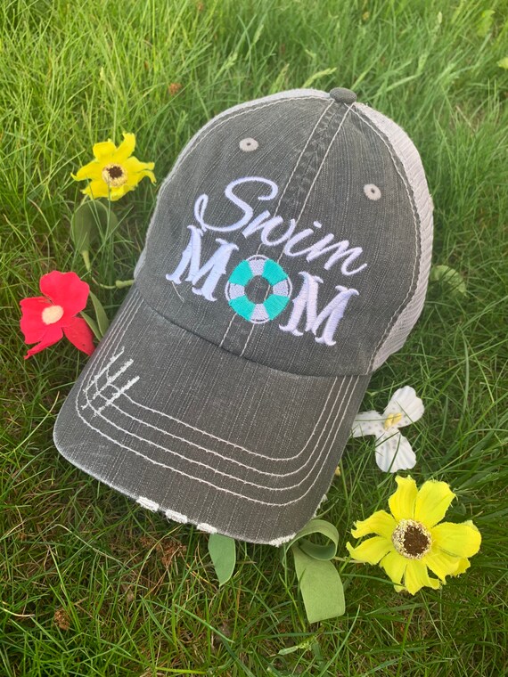 Swim Hats Swim Mom Swim Hair Dont Care 