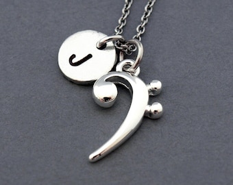 Bass online clef pendant