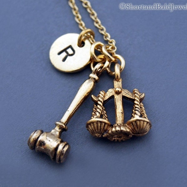 Gavel Necklace Etsy