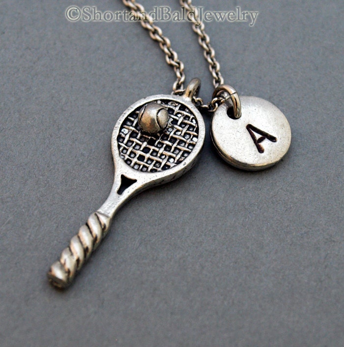 Tennis necklace, Tennis Racket necklace, tennis racquet, tennis playe…