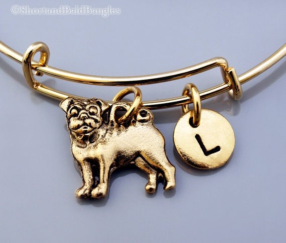 Pug charm best sale bracelet