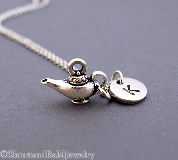 Aladdins Genie Magic Lamp Charm Sterling Silver Aladdins Genie Magic Lamp Charm Sterling Silver