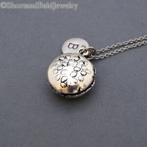 Hamburger necklace, Burger 3D charm, Hamburger charm, burger necklace, antique silver, initial necklace, personalized, monogram