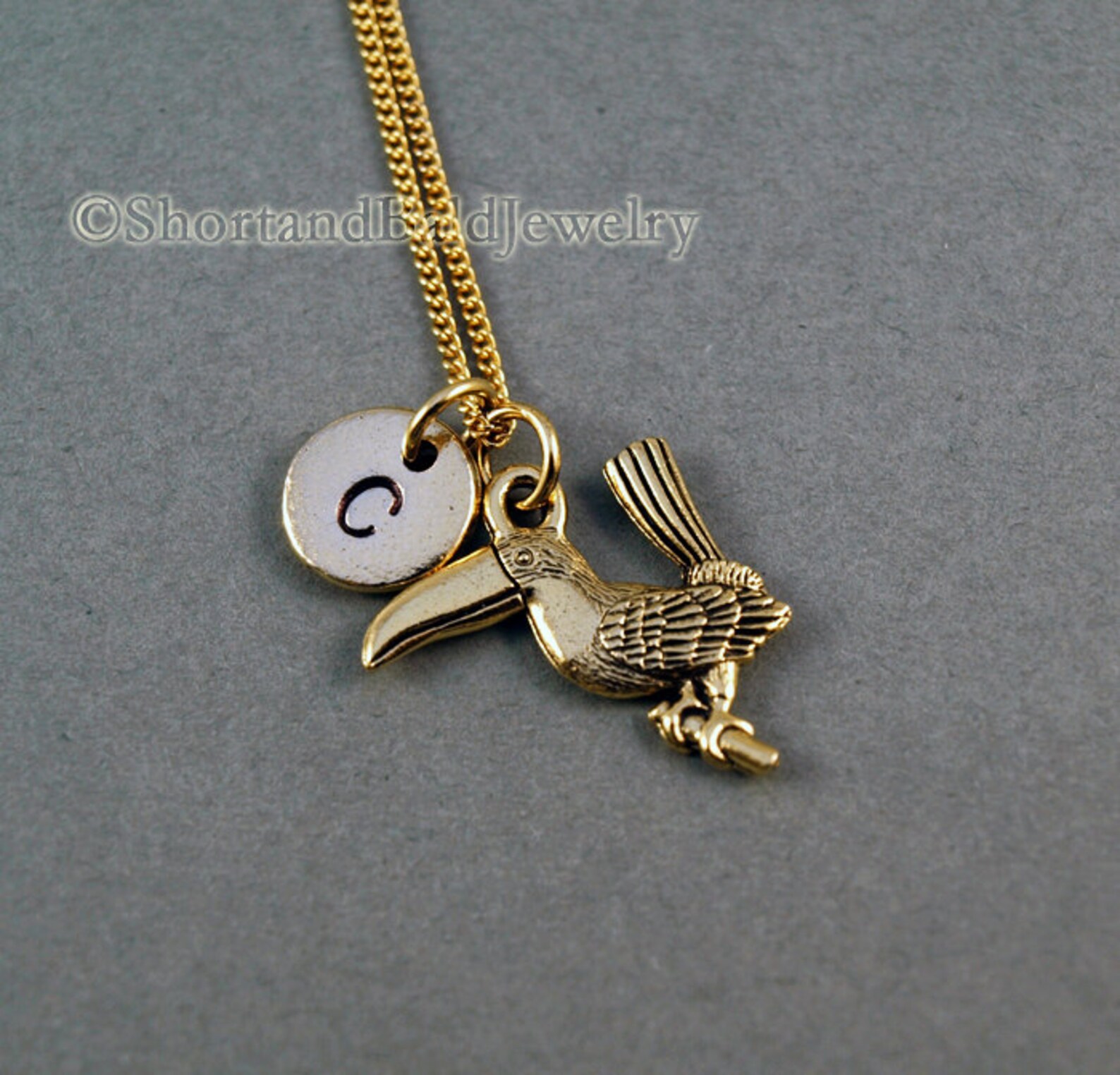 Guanabana Blue Toucan Handmade Charm