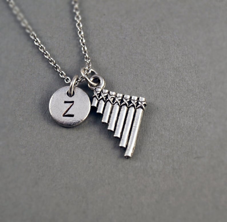 Pan Flute Necklace Pan Pipes Pan Flute Charm Antique Etsy