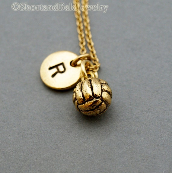 Volleyball Necklace Volleyball Charm Volley Ball Volleyball