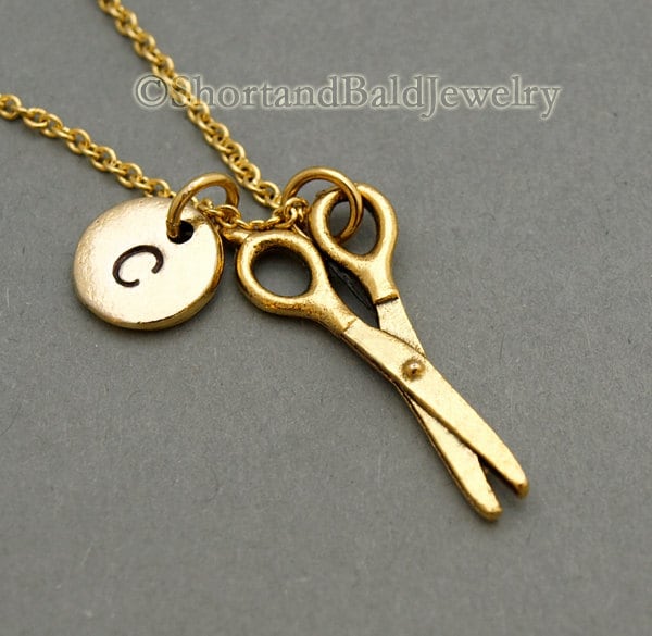 Collana Con Ciondolo Forbici Argento – Gioiello Per Parrucchiere, Sarta, Artigiana